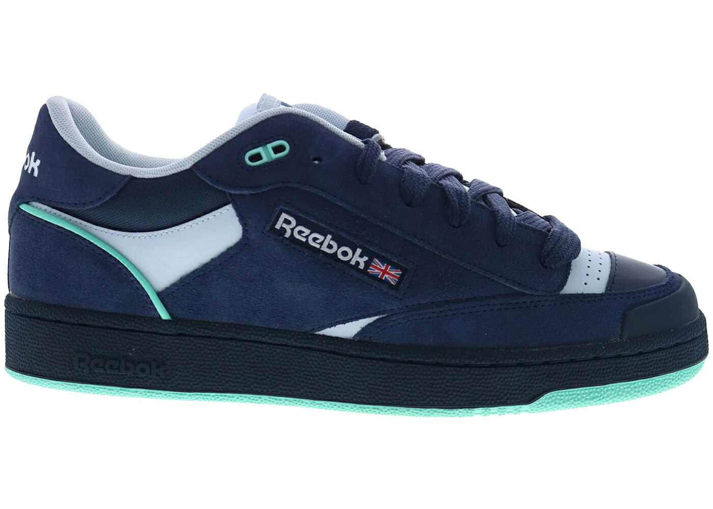リーボック クラブ 紺色 ネイビー 青色 ブルー スニーカー メンズ REEBOK CLUB C BULC VECTOR NAVY CYBER MINT / VECTOR NAVY FEEL GOOD BLUE CYBER