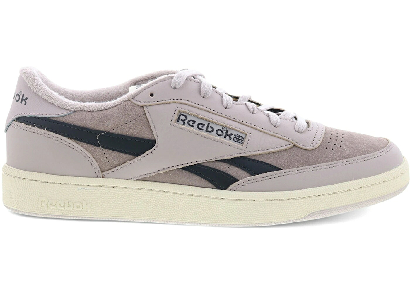 リーボック クラブ ビンテージ ヴィンテージ 灰色 グレー 黒色 ブラック スニーカー メンズ REEBOK CLUB C REVENGE VINTAGE II HAZY GREY CHALK BLACK / HAZY GREY VINTAGE CHALK WASHED