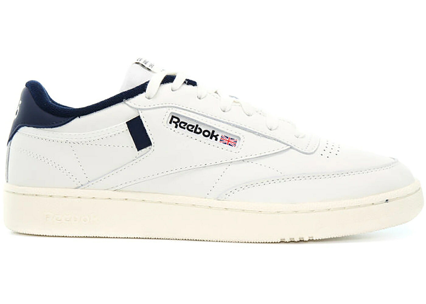 リーボック クラブ ビンテージ ヴィンテージ 紺色 ネイビー クラシック 白色 ホワイト スニーカー メンズ REEBOK CLUB C 85 VINTAGE NAVY / CHALK CLASSIC WHITE COLLEGIATE