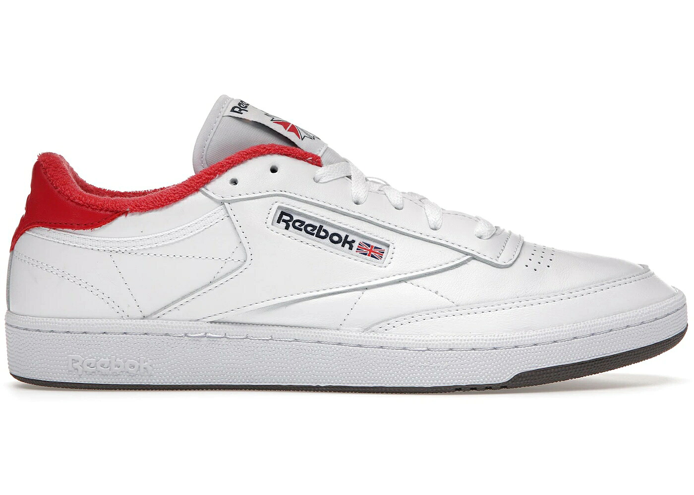 リーボック 野球クラブ 白いこと 白いこと 赤 赤いこと スニーカー メンズ REEBOK CLUB C 85 ERIC EMANUEL WHITE RED / CHERRY TOMATO SMOKY TAUPE