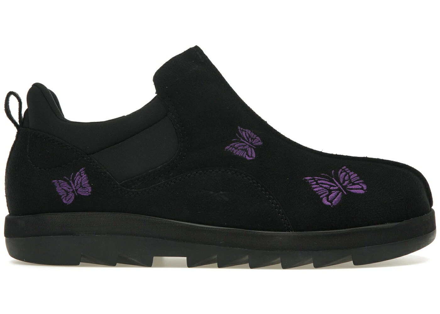 リーボック 黒色 ブラック 紫 パープル コア スニーカー メンズ REEBOK BEATNIK MOC NEEDLES BLACK PURPLE / CORE BLACK EXTREME PURPLE 26,000円