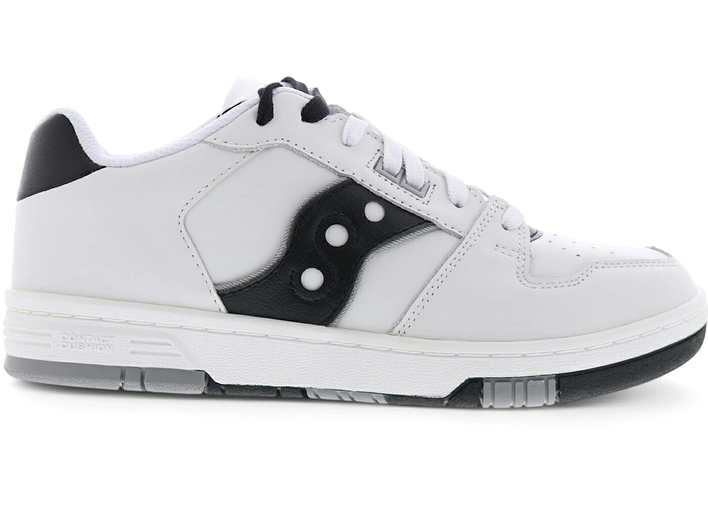 サッカニー 白色 ホワイト 黒色 ブラック スニーカー メンズ SAUCONY SPOT-BILT SONIC LOW WHITE BLACK / WHITE BLACK