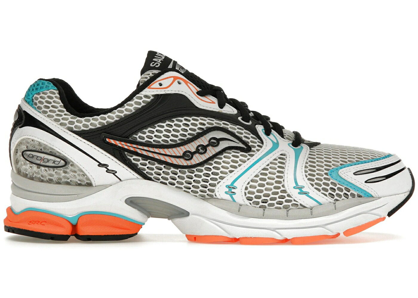 サッカニー 白色 ホワイト 橙 オレンジ 銀色 シルバー スニーカー メンズ SAUCONY PROGRID TRIUMPH 4 WHITE TEAL ORANGE / WHITE SILVER TEAL ORANGE