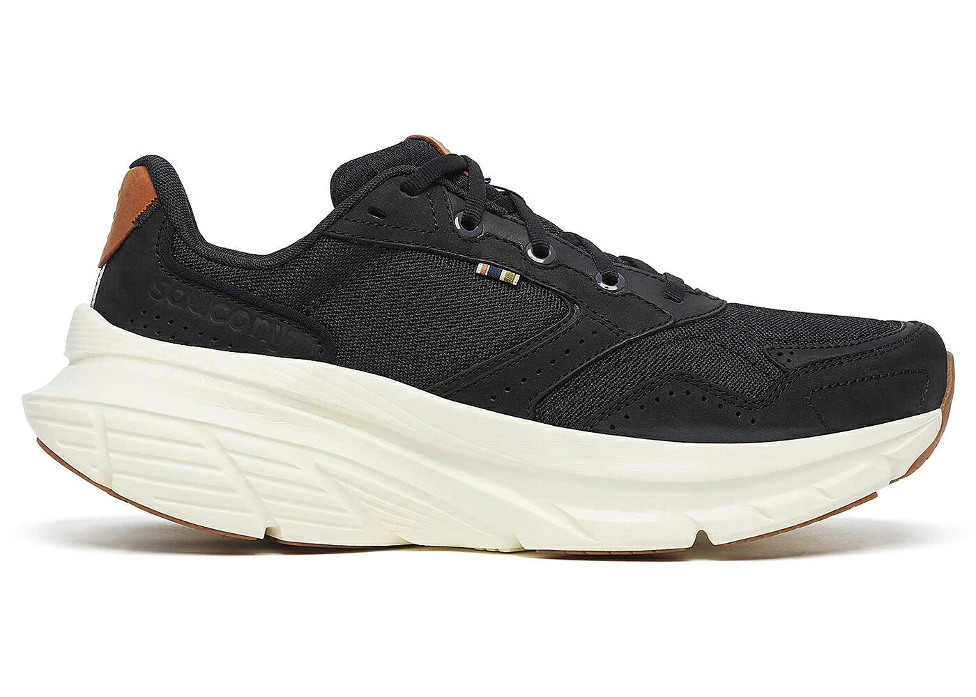 サッカニー メトロ 黒色 ブラック スニーカー メンズ SAUCONY GUIDE METRO BLACK /