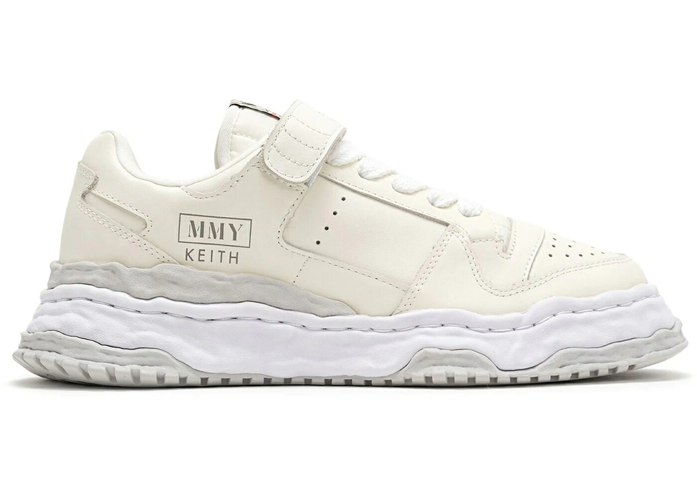 メゾン ミハラヤスヒロ レザー 白色 ホワイト スニーカー メンズ MAISON MIHARA YASUHIRO MAISON MIHARA YASUHIRO KEITH OG SOLE LEATHER LOW WHITE /|スニケス