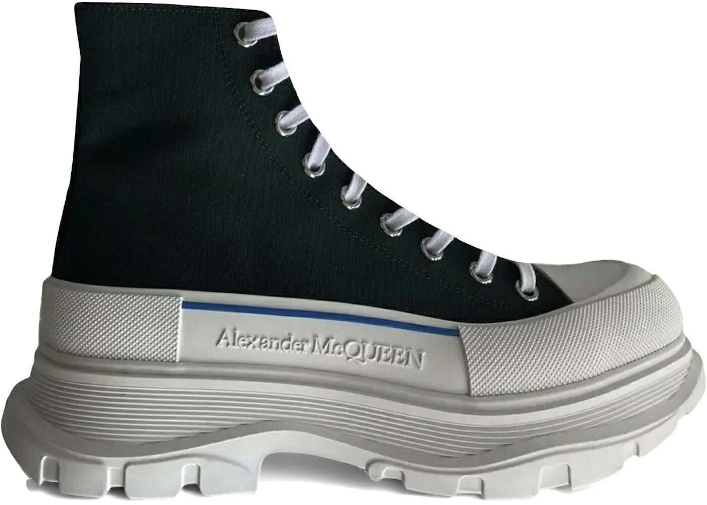アレキサンダーマックイーン ブーツ 緑 緑であること スニーカー メンズ ALEXANDER MCQUEEN ALEXANDER MCQUEEN TREAD SLICK BOOT DARK GREEN /