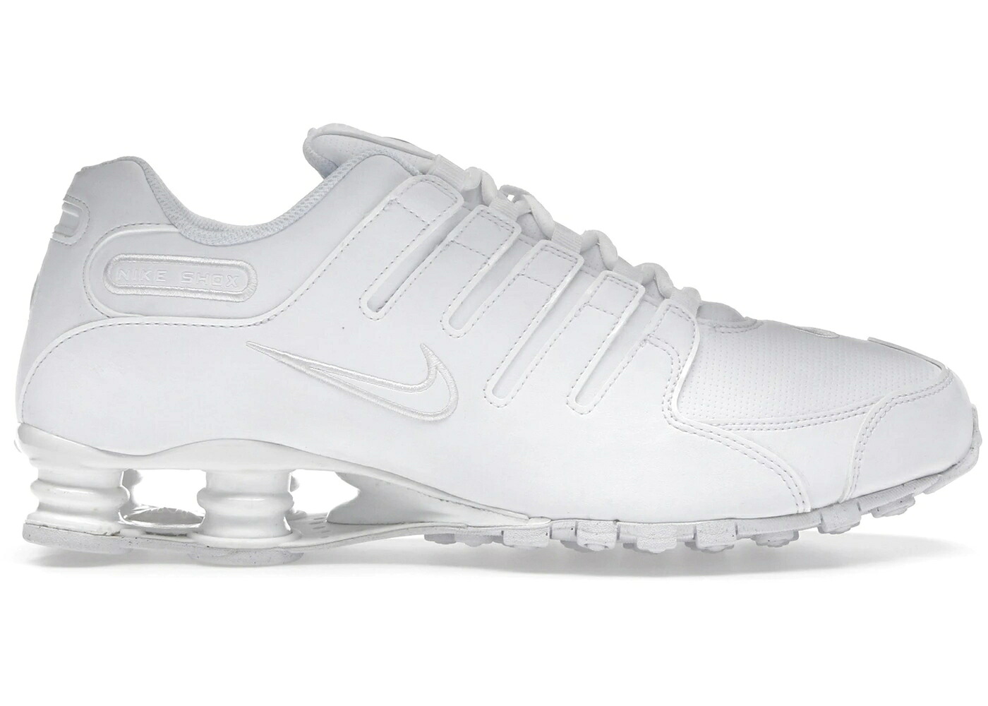 ナイキ ショックス 白いこと 白いこと スニーカー メンズ NIKE SHOX NZ TRIPLE WHITE / WHITE WHITE