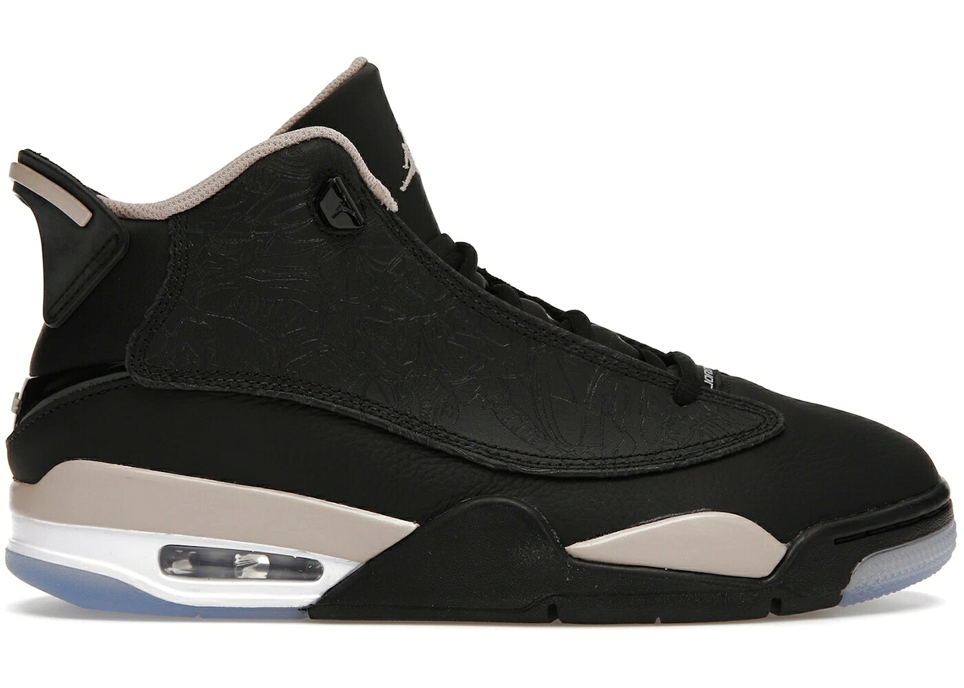 ナイキ ジョーダン 無し 黒いこと 黒いこと 白いこと 白いこと ダブゼロ スニーカー メンズ JORDAN DUB ZERO BLACK FOSSIL STONE / BLACK WHITE FOSSIL STONE
