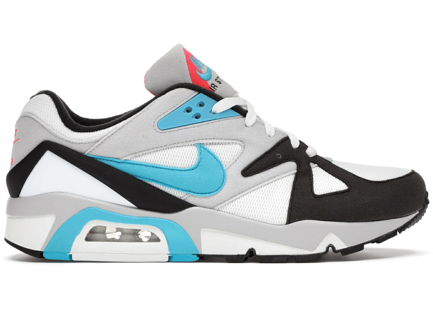 ナイキ 白色 ホワイト ネオ スニーカー メンズ NIKE AIR STRUCTURE OG WHITE NEO TEAL / WHITE NEO TEAL