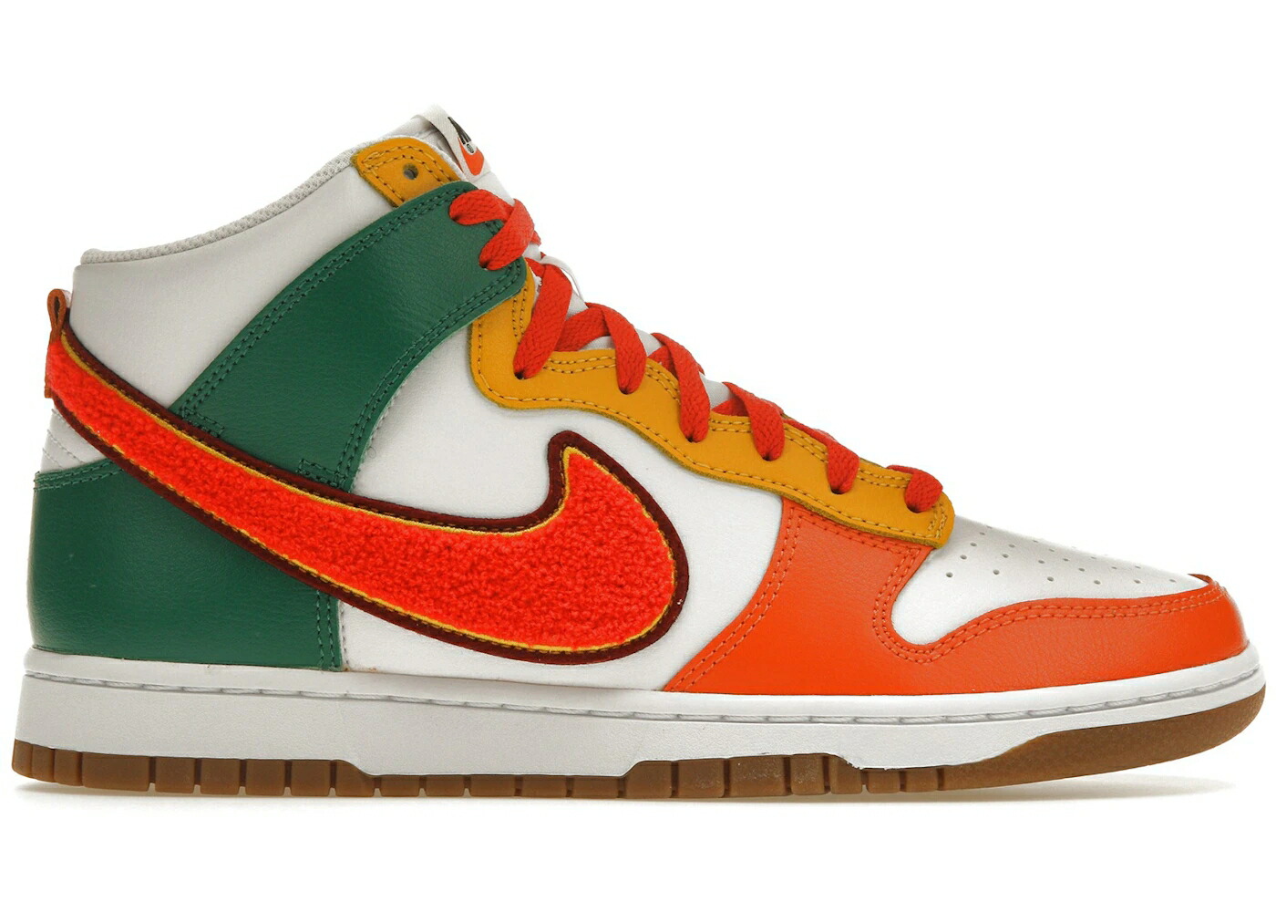 ナイキ ダンク ハイ 白色 ホワイト 赤 レッド チーム ダンクハイ スニーカー メンズ NIKE DUNK HIGH UNIVERSITY 7-ELEVEN / WHITE HABANERO RED TEAM RED