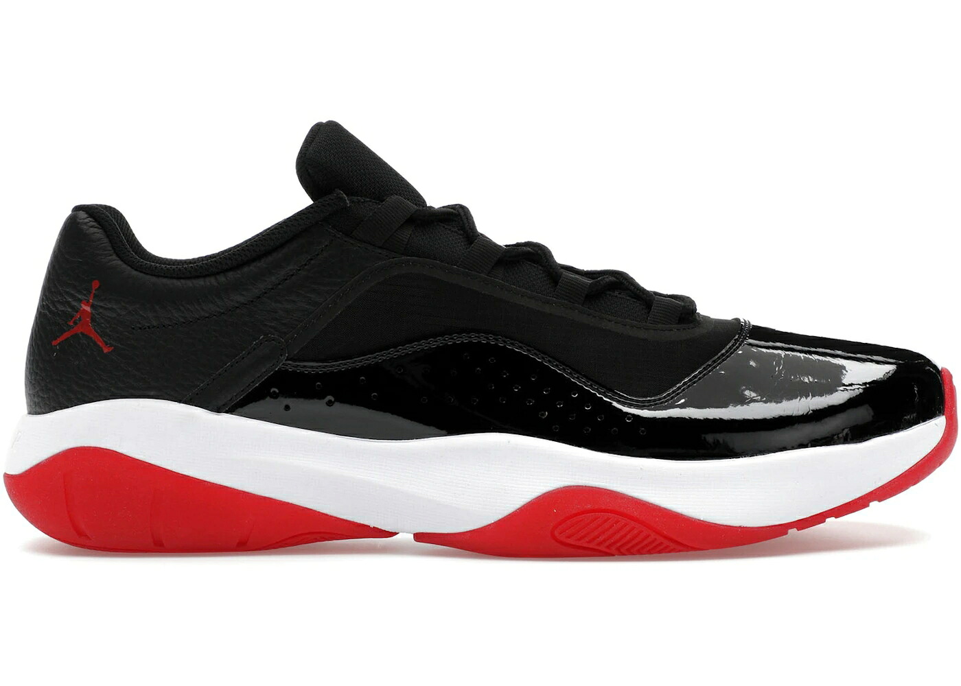 ナイキ ジョーダン 黒いこと 黒いこと 赤 赤いこと 白いこと 白いこと スニーカー メンズ JORDAN 11 CMFT LOW BRED (2023) / BLACK GYM RED WHITE