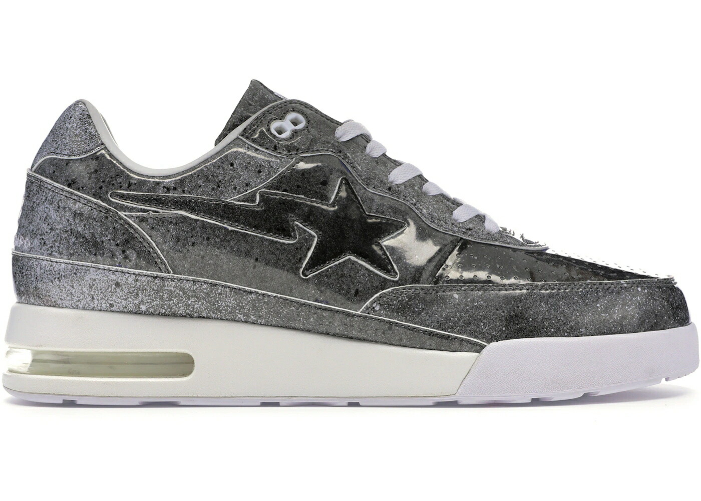 ベイプ 黒色 ブラック スニーカー メンズ BAPE A BATHING APE ROAD STA STAMPD / BLACK