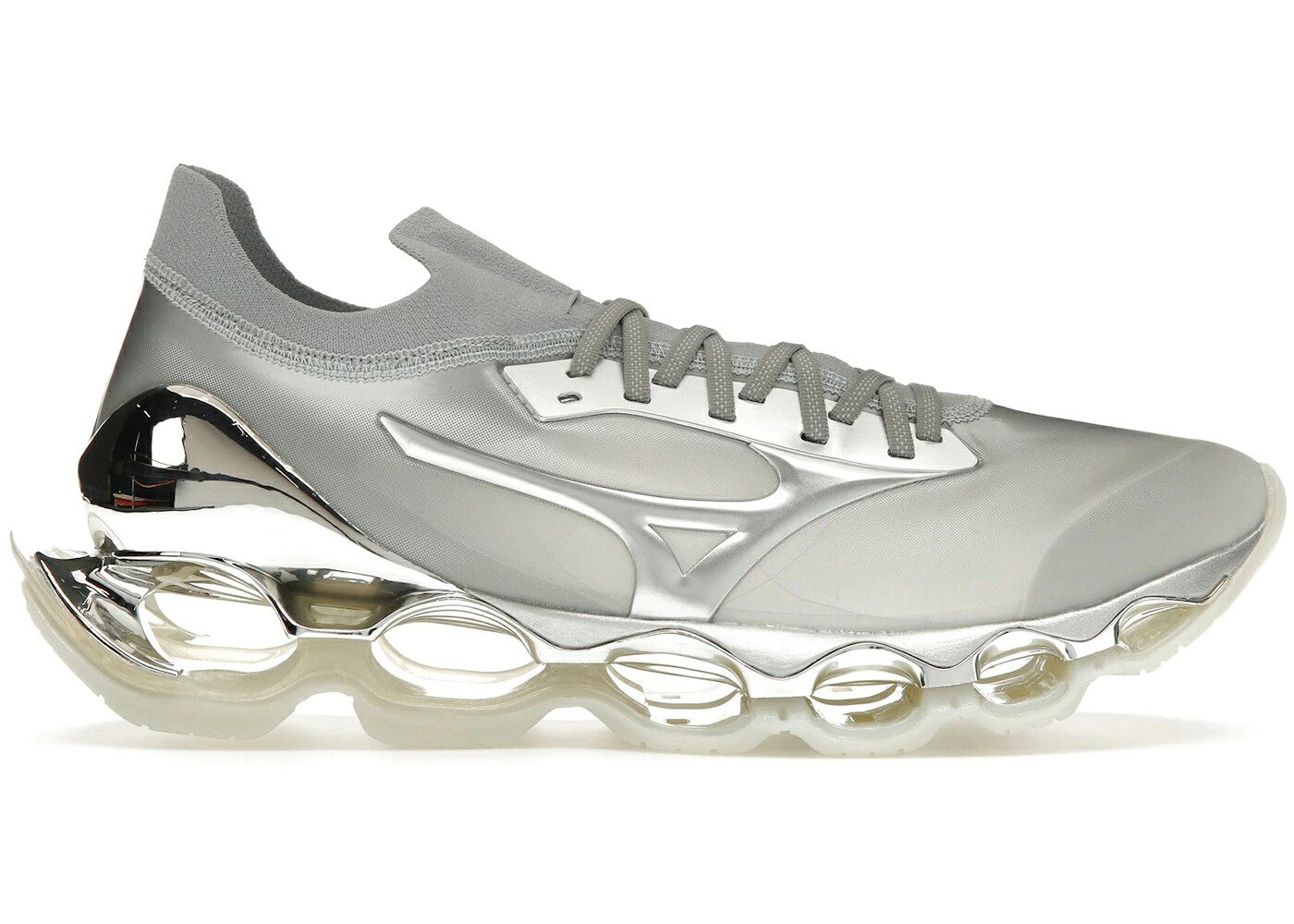 ミズノ 縮くれる ウェイブ プロフェシー しろがね色 しろがね色 スニーカー メンズ MIZUNO WAVE PROPHECY HAJIME SORAYAMA / SILVER SILVER SILVER