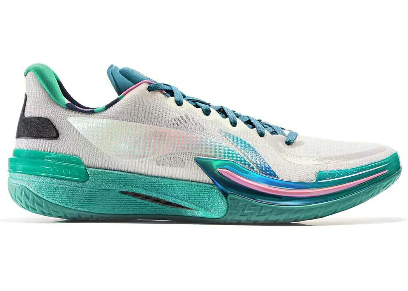 リーニン オリンピック 白色 ホワイト 青色 ブルー ピンク スニーカー メンズ LI-NING GAMMA 1 OLYMPIC HONOR / WHITE BLUE MINT PINK