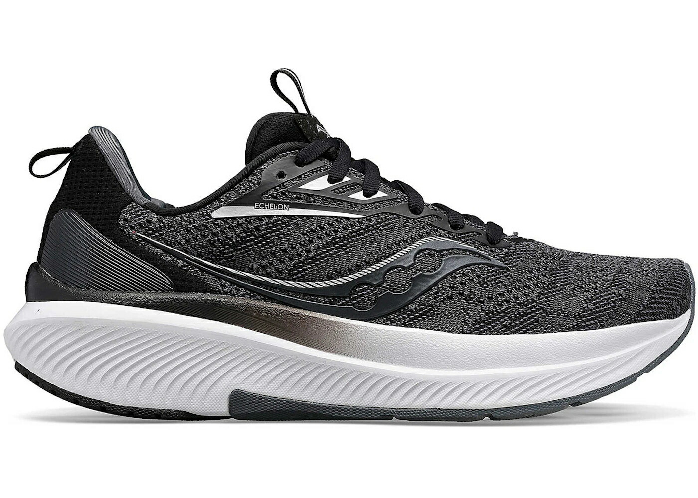 サッカニー 黒色 ブラック スニーカー メンズ SAUCONY ECHELON 9 BOUGH BLACK / BOUGH BLACK
