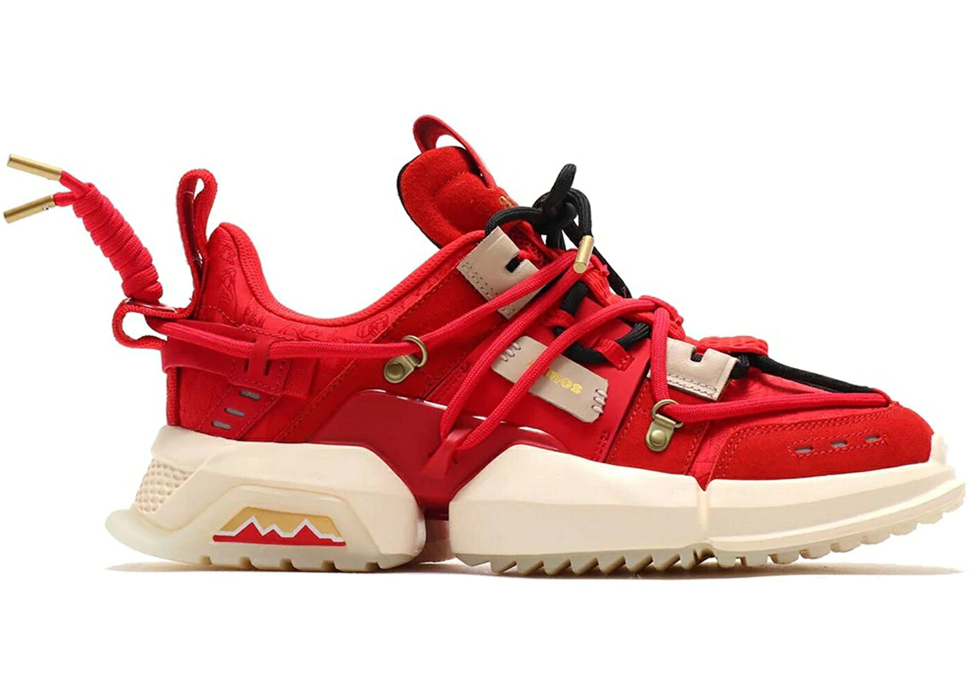 リーニン 赤 赤いこと スニーカー メンズ LI-NING TITAN ATMOS CHINA / RED