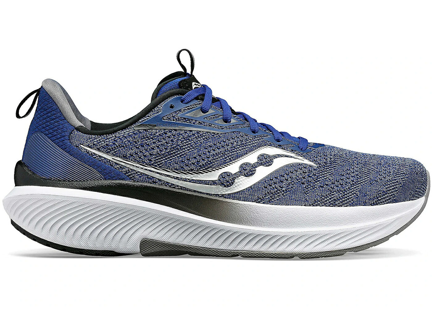 サッカニー 藍色 インディゴ 黒色 ブラック スニーカー メンズ SAUCONY ECHELON 9 INDIGO BLACK / INDIGO BLACK