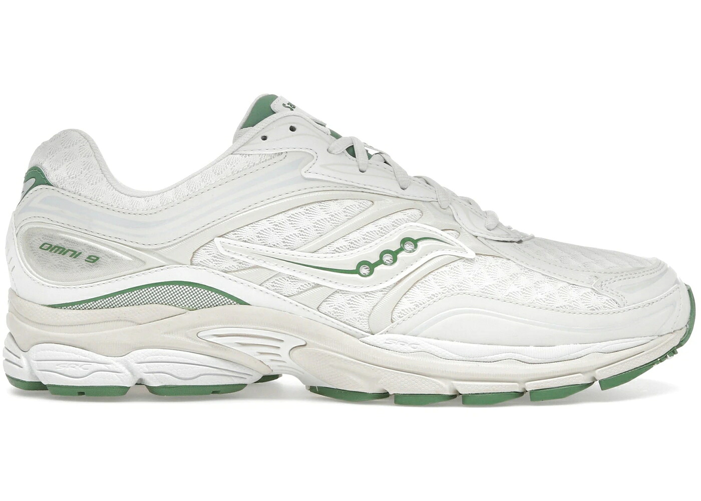 サッカニー オリーブ 白いこと 白いこと 緑 緑であること END. スニーカー メンズ SAUCONY PROGRID OMNI 9 OLIVE BRANCH / WHITE GREEN
