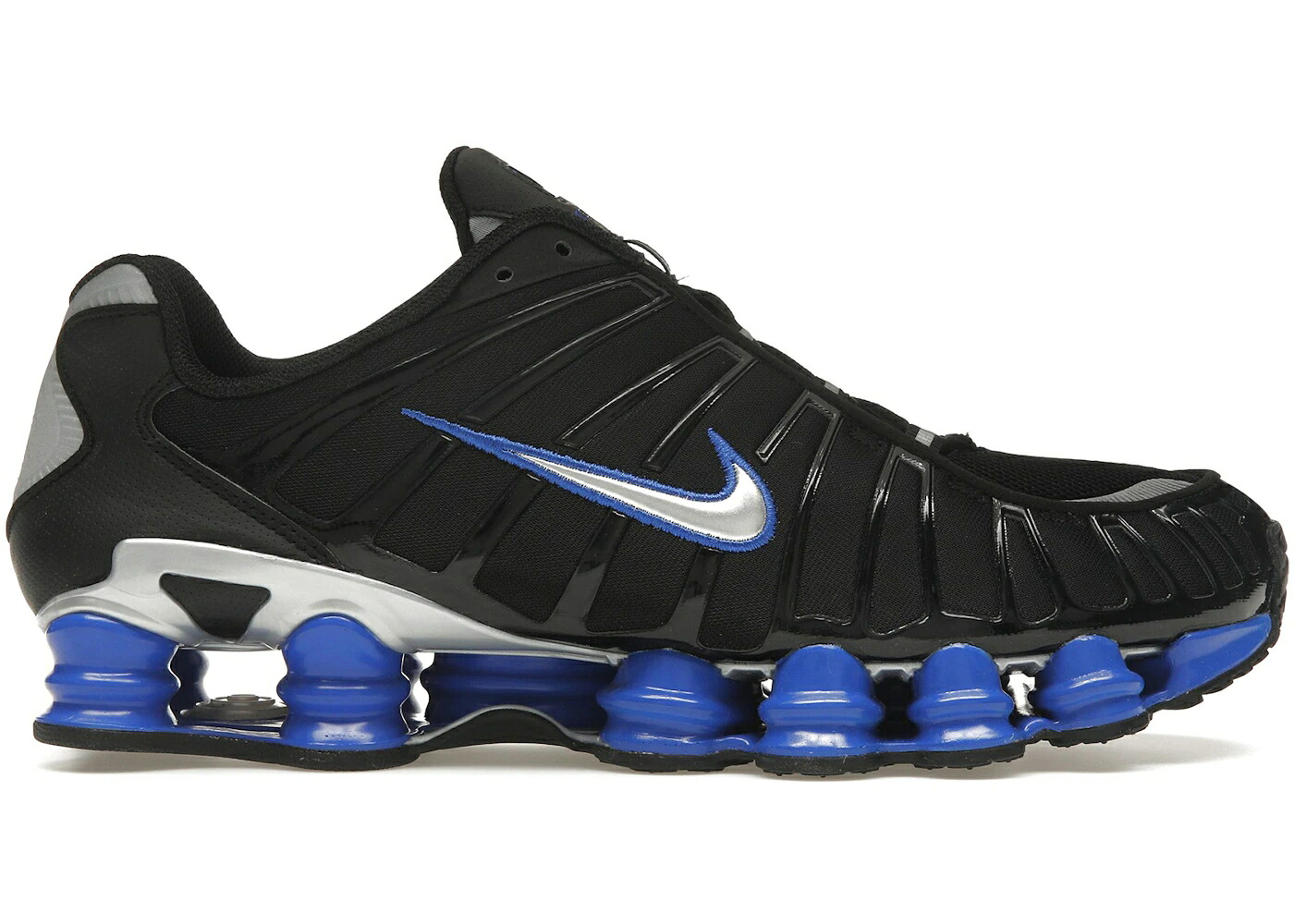 ナイキ ショックス 黒いこと 黒いこと 青味 青み しろがね色 しろがね色 スニーカー メンズ NIKE SHOX TL BLACK RACER BLUE METALLIC SILVER / BLACK RACER BLUE METALLIC SILVER