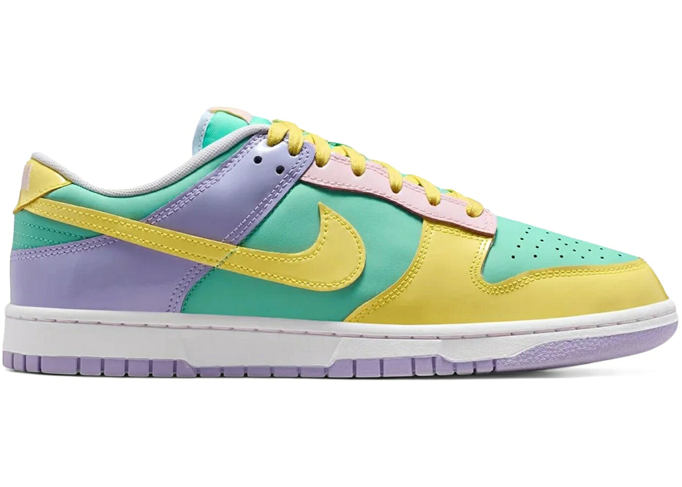 ナイキ ダンク ライズ 黄味がかった 黄色 ダンクロー スニーカー メンズ NIKE DUNK LOW EASTER (2026) / EMERALD RISE YELLOW PULSE