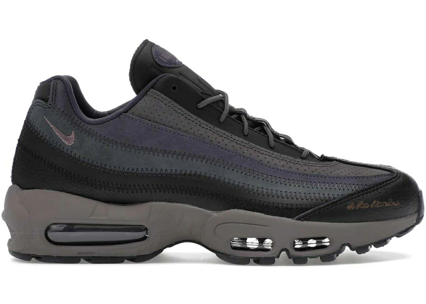 ナイキ マックス 黒色 ブラック 紫 バイオレット エアマックス スニーカー メンズ NIKE AIR MAX 95 A MA MANI RE HAND WASH COLD / BLACK VIOLET ORE|スニケス