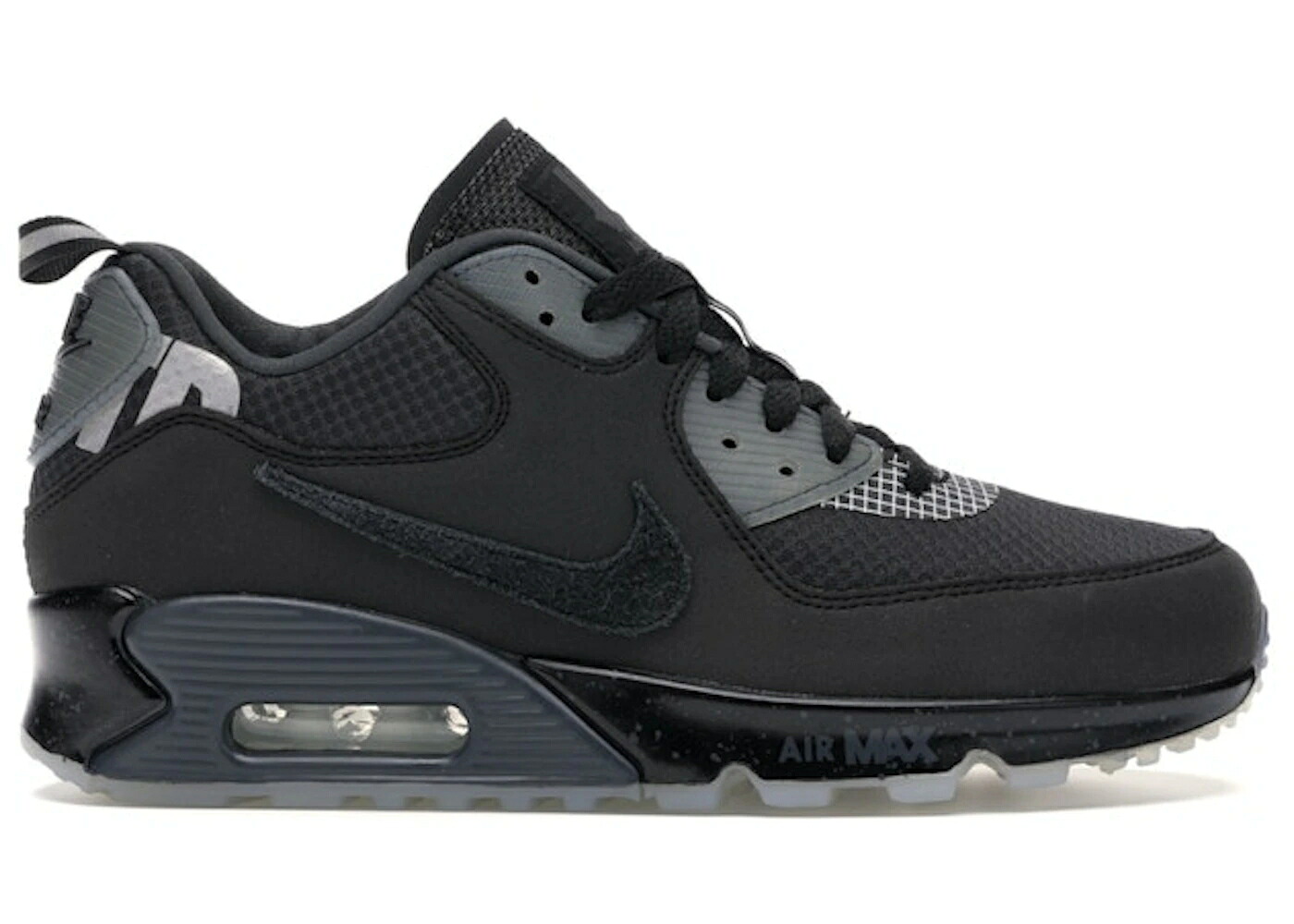 ナイキ マックス アンディフィーテッド 黒いこと 黒いこと 混雑時 サクラ色 エア湖マックス スニーカー メンズ NIKE AIR MAX 90 20 UNDEFEATED BLACK / BLACK BLACK ANTHRACITE RUSH PINK