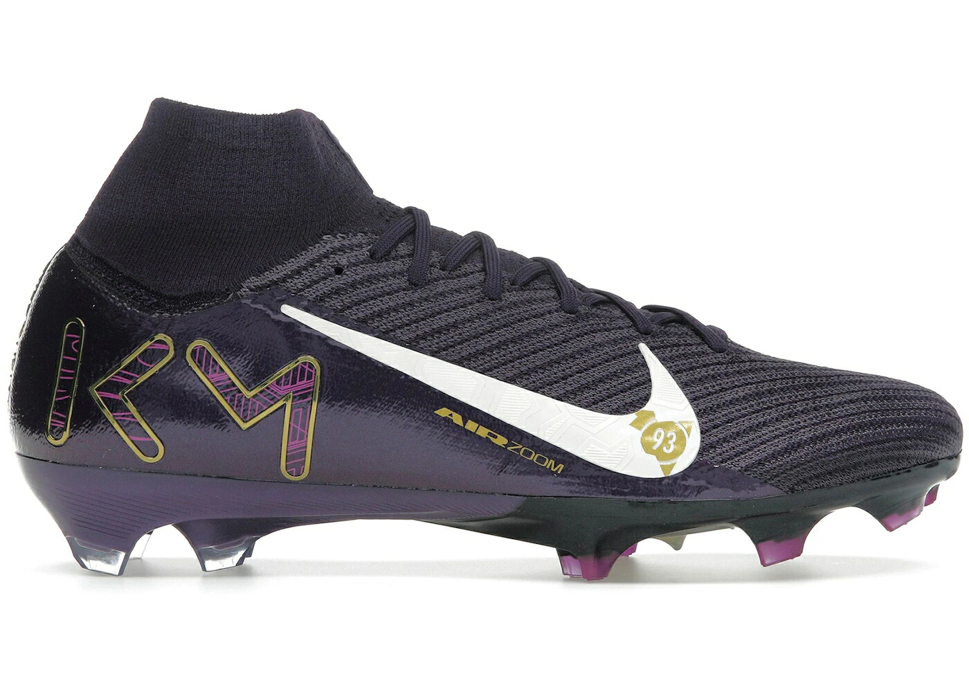 ナイキ 望遠レンズ エリート 地べた 紫 パープル 象牙色 スニーカー メンズ NIKE ZOOM MERCURIAL SUPERFLY 10 ELITE FG KYLIAN MBAPP GRAND PURPLE / GRAND PURPLE PALE IVORY
