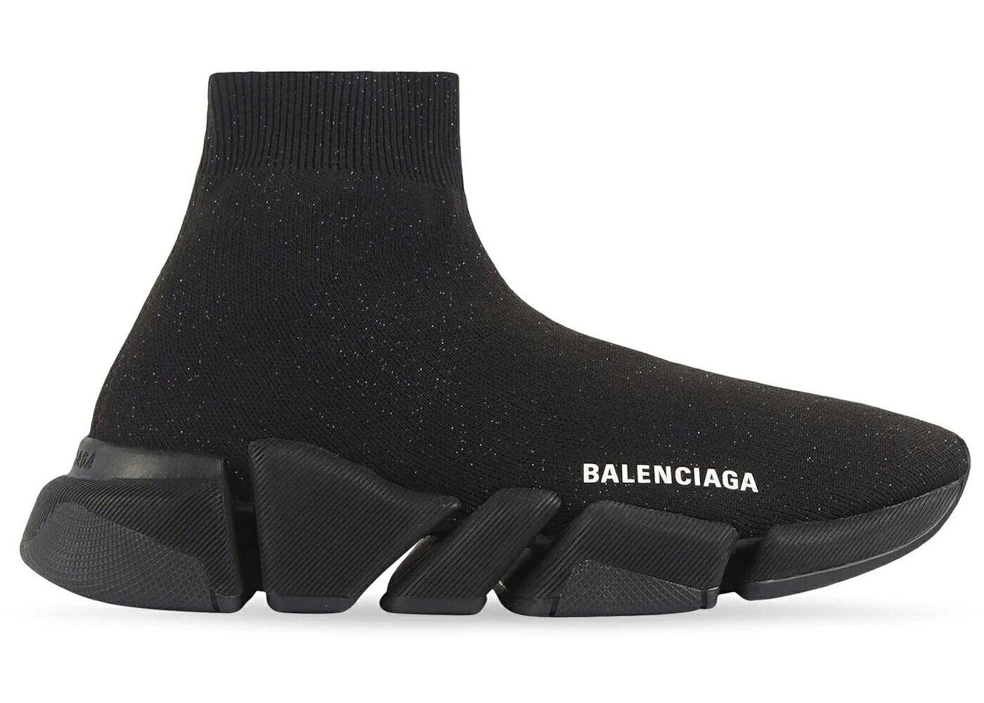 バレンシアガ す早さ 黒いこと 黒いこと 2.0 WOMEN\u0027S スニーカー レディース BALENCIAGA SPEED SHINY BLACK (WOMEN\u0027S) /
