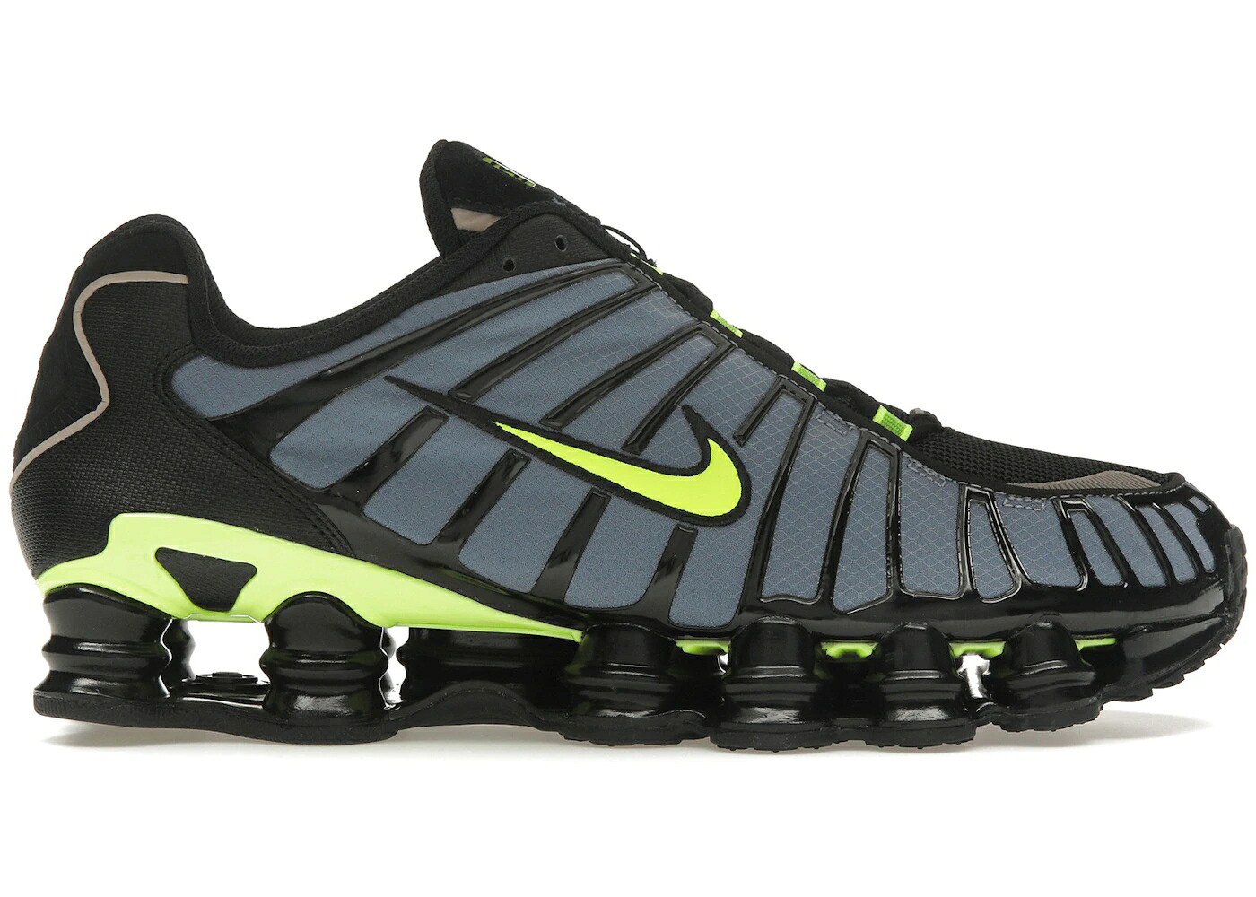 ナイキ ショックス 黒色 ブラック スニーカー メンズ NIKE SHOX TL THUNDERSTORM / THUNDERSTORM VOLT BLACK｜スニケス