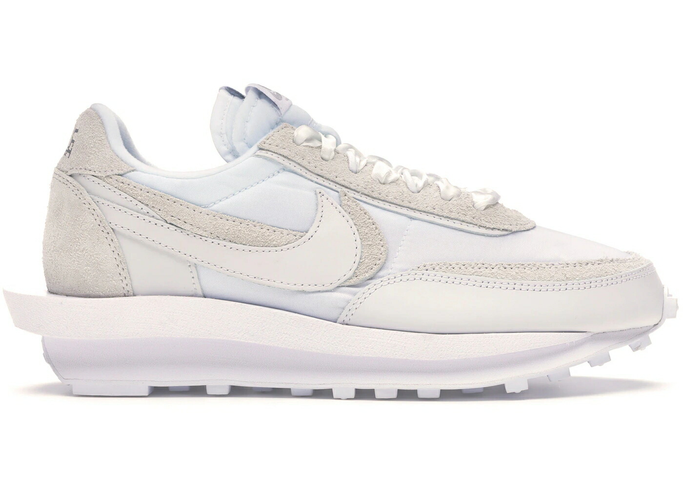ナイキ ワッフル 白色 ホワイト ナイロン スニーカー メンズ NIKE LD WAFFLE SACAI WHITE NYLON / WHITE WHITE 83,600円