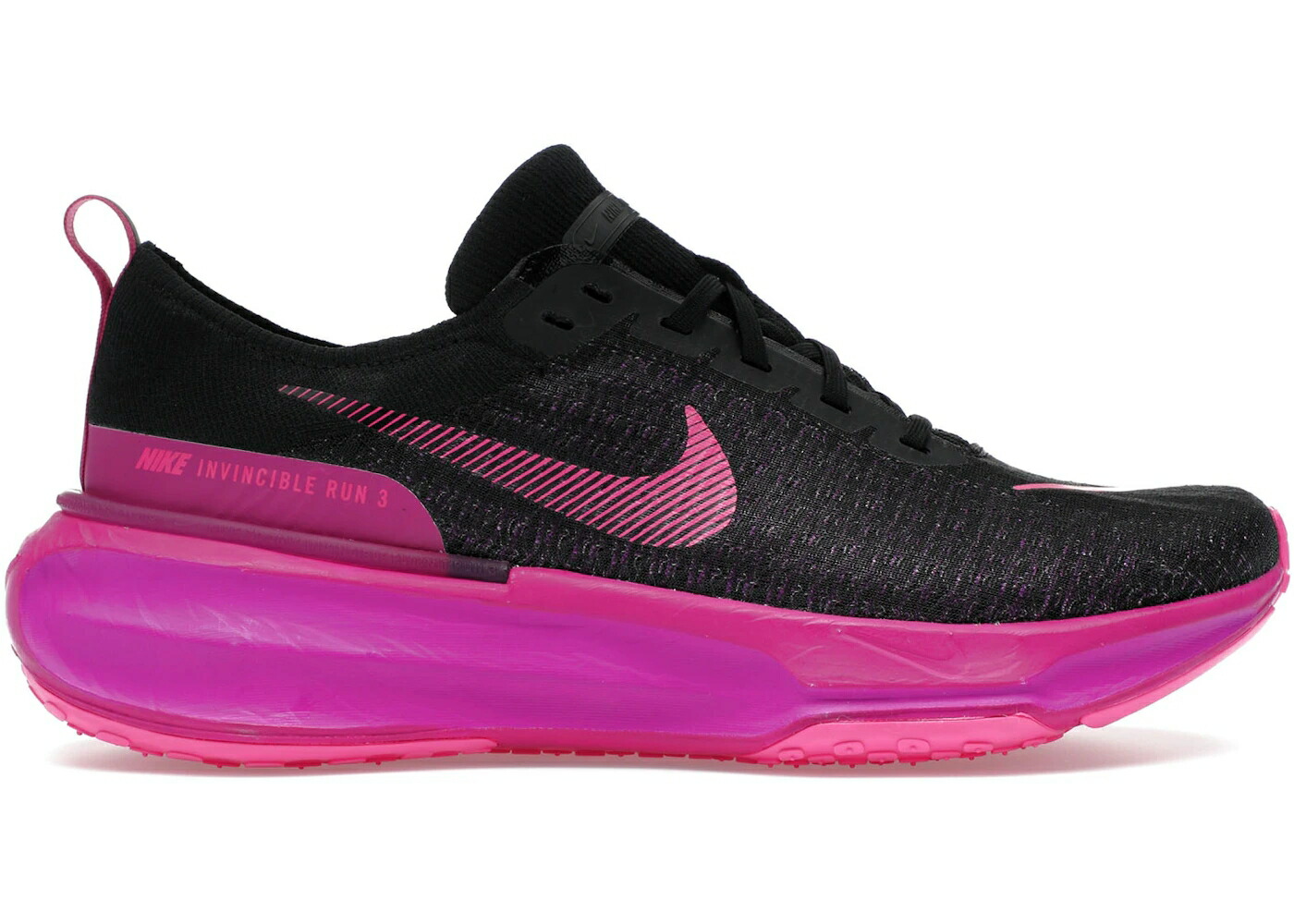 ナイキ 幽客 黒いこと 黒いこと 紫 相撲取り草 スニーカー メンズ NIKE ZOOMX INVINCIBLE RUN 3 BLACK VIVID GRAPE / BLACK VIVID GRAPE HYPER VIOLET