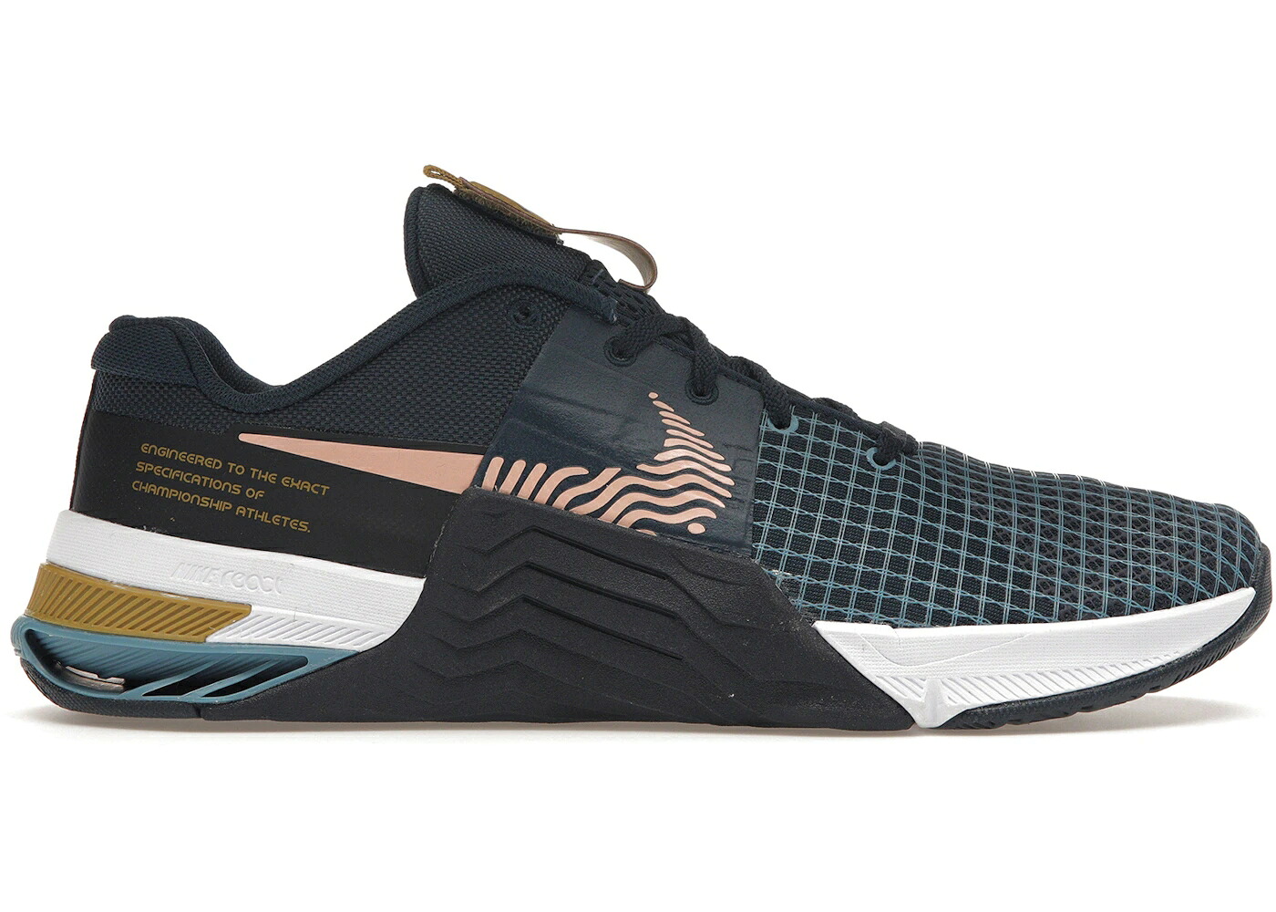 ナイキ 紺色 米国海軍 橙 オレンジ色 スニーカー メンズ NIKE METCON 8 ARMORY NAVY OBSIDIAN CERULEAN ARCTIC ORANGE / ARMORY NAVY OBSIDIAN CERULEAN