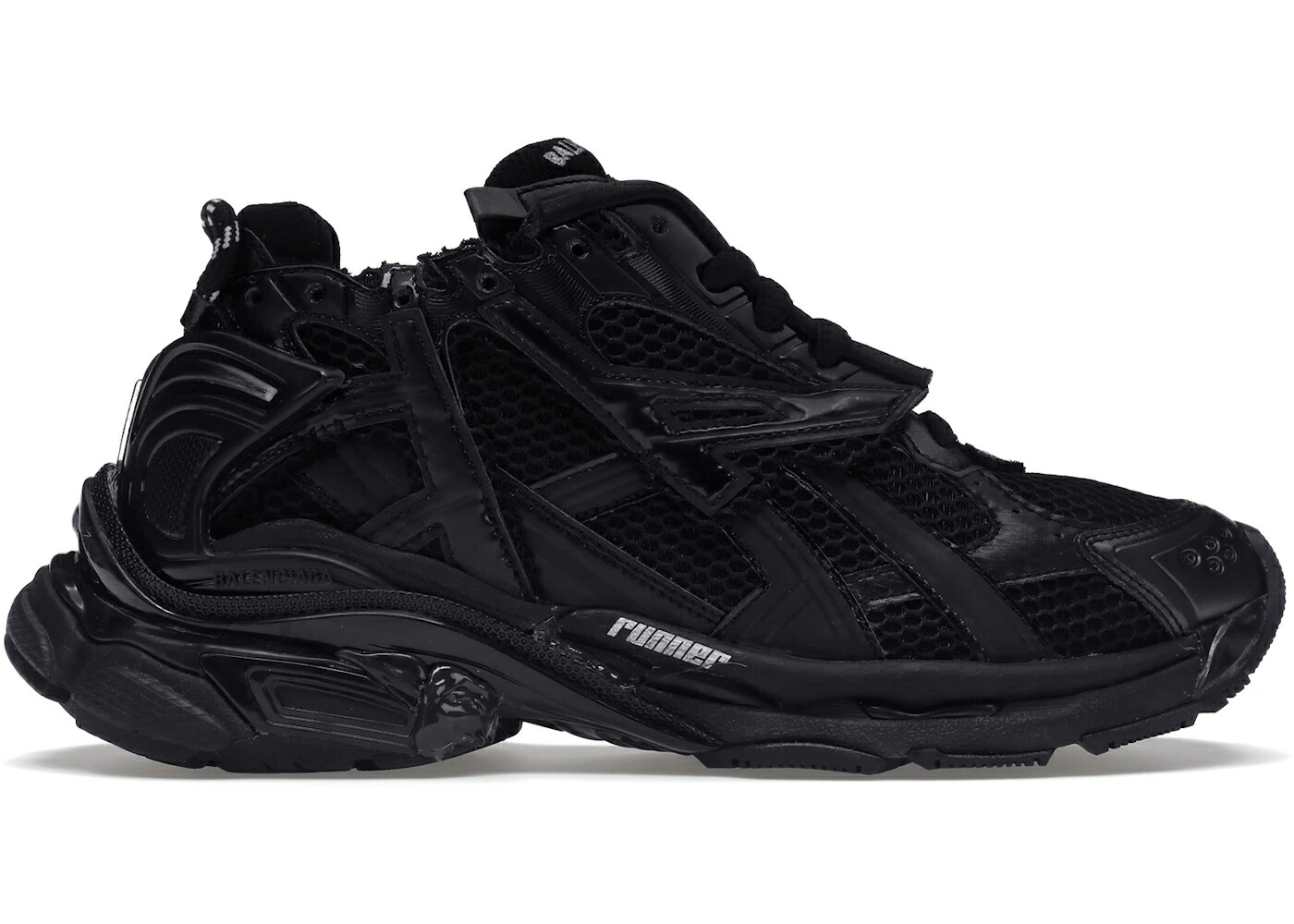 バレンシアガ 黒色 ブラック スニーカー メンズ BALENCIAGA RUNNER BLACK /