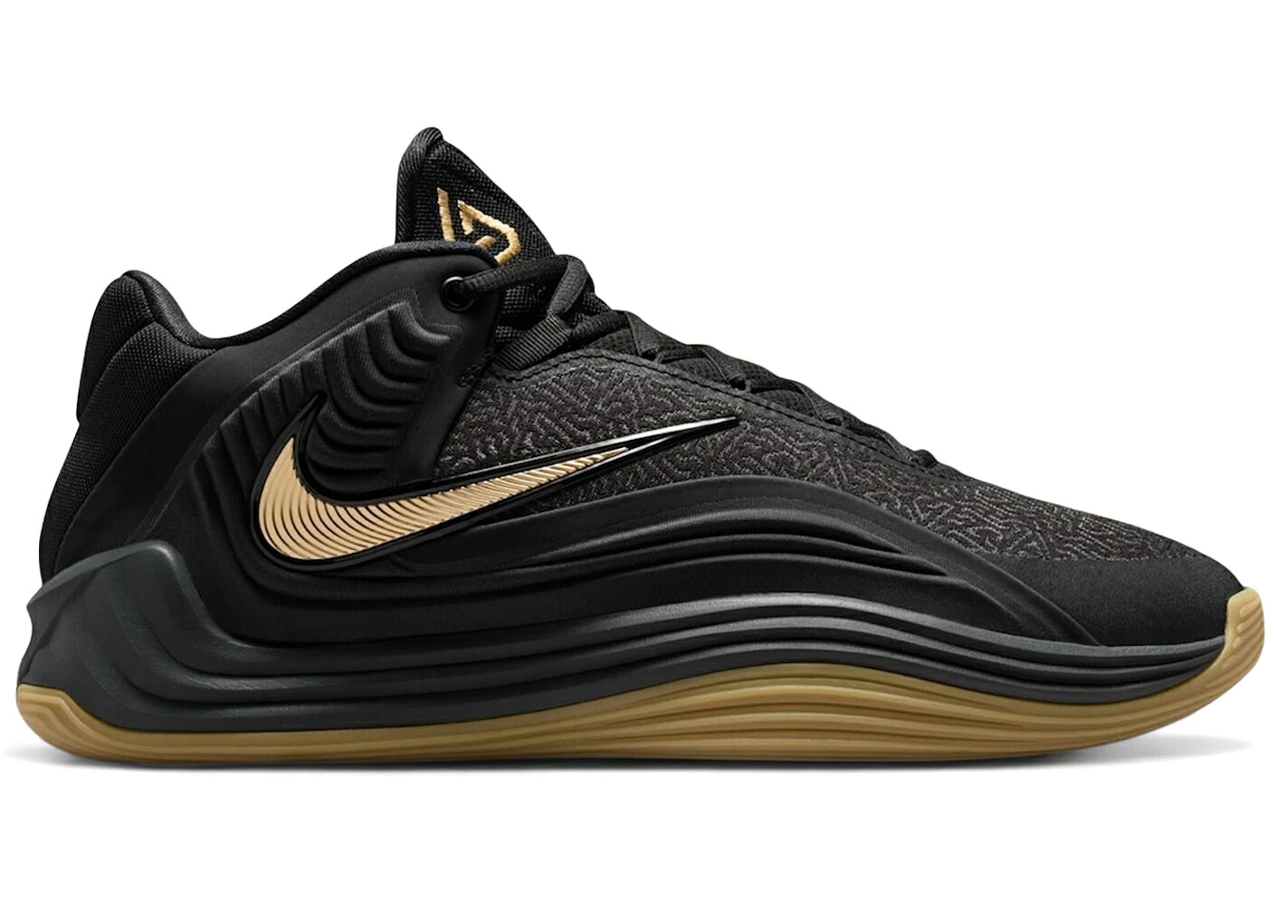 ナイキ 黒いこと 黒いこと 赤銅色 赤銅色 スニーカー メンズ NIKE GIANNIS FREAK 7 THE DRIVE / BLACK OFF NOIR GUM LIGHT BROWN