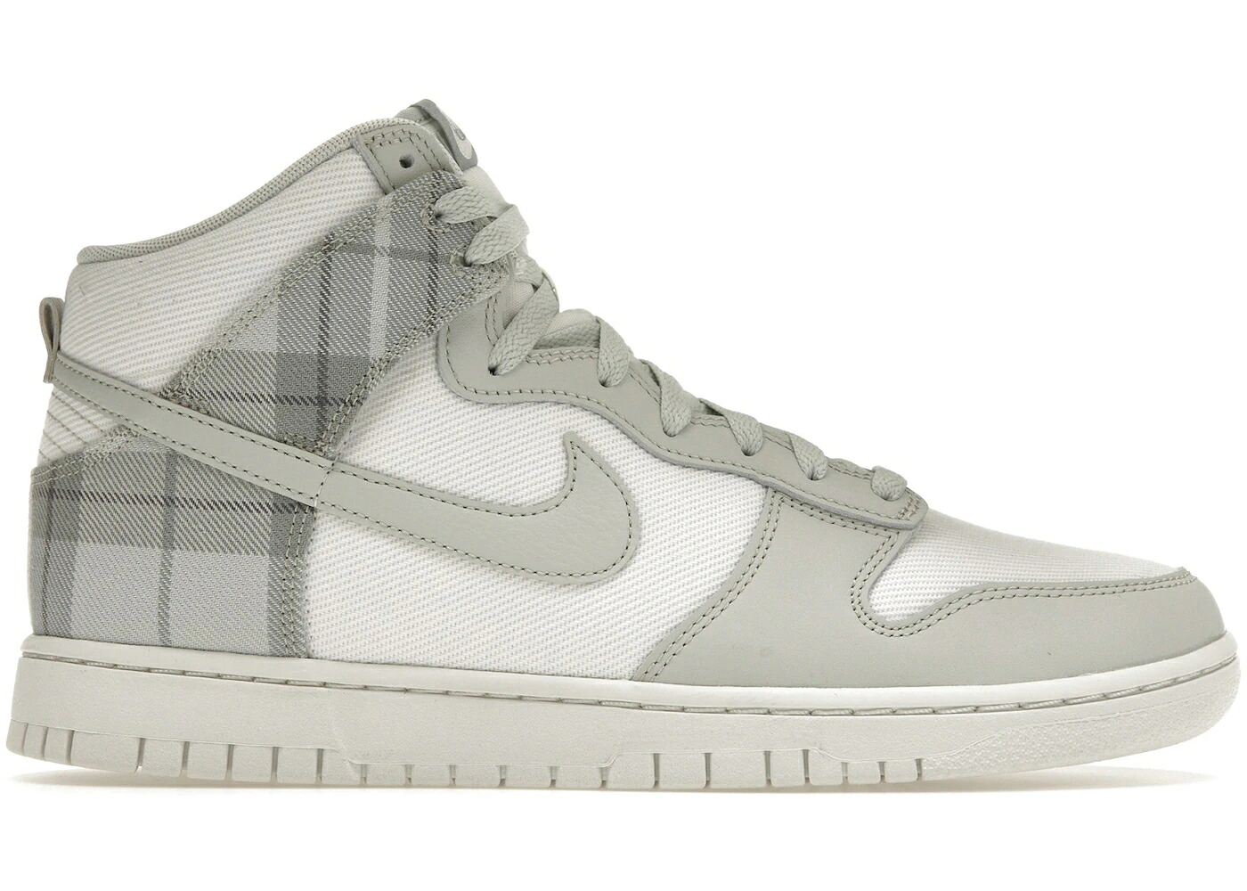 ナイキ ダンク ハイ 白色 ホワイト 緑 グリーン ダンクハイ スニーカー メンズ NIKE DUNK HIGH SE TARTAN PLAID WHITE LIGHT GREEN / SUMMIT WHITE SUMMIT WHITE LIGHT|スニケス