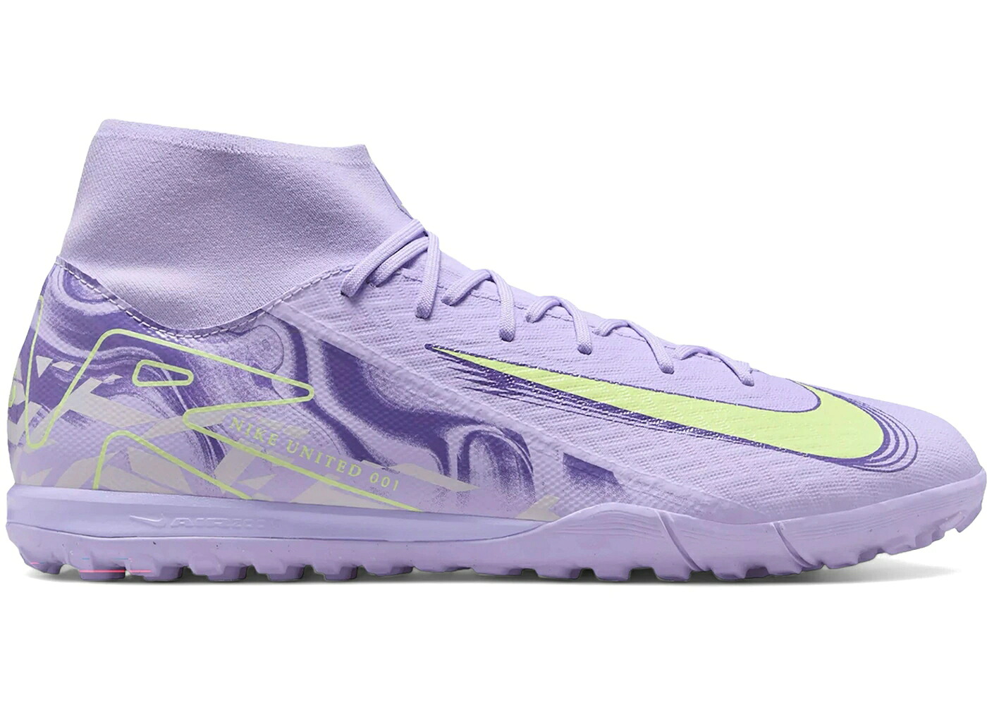 ナイキ 翰林院 ユナイテッド 紫 パープル スニーカー メンズ NIKE MERCURIAL SUPERFLY 10 ACADEMY TF UNITED PACK / PURPLE AGATE BARELY VOLT