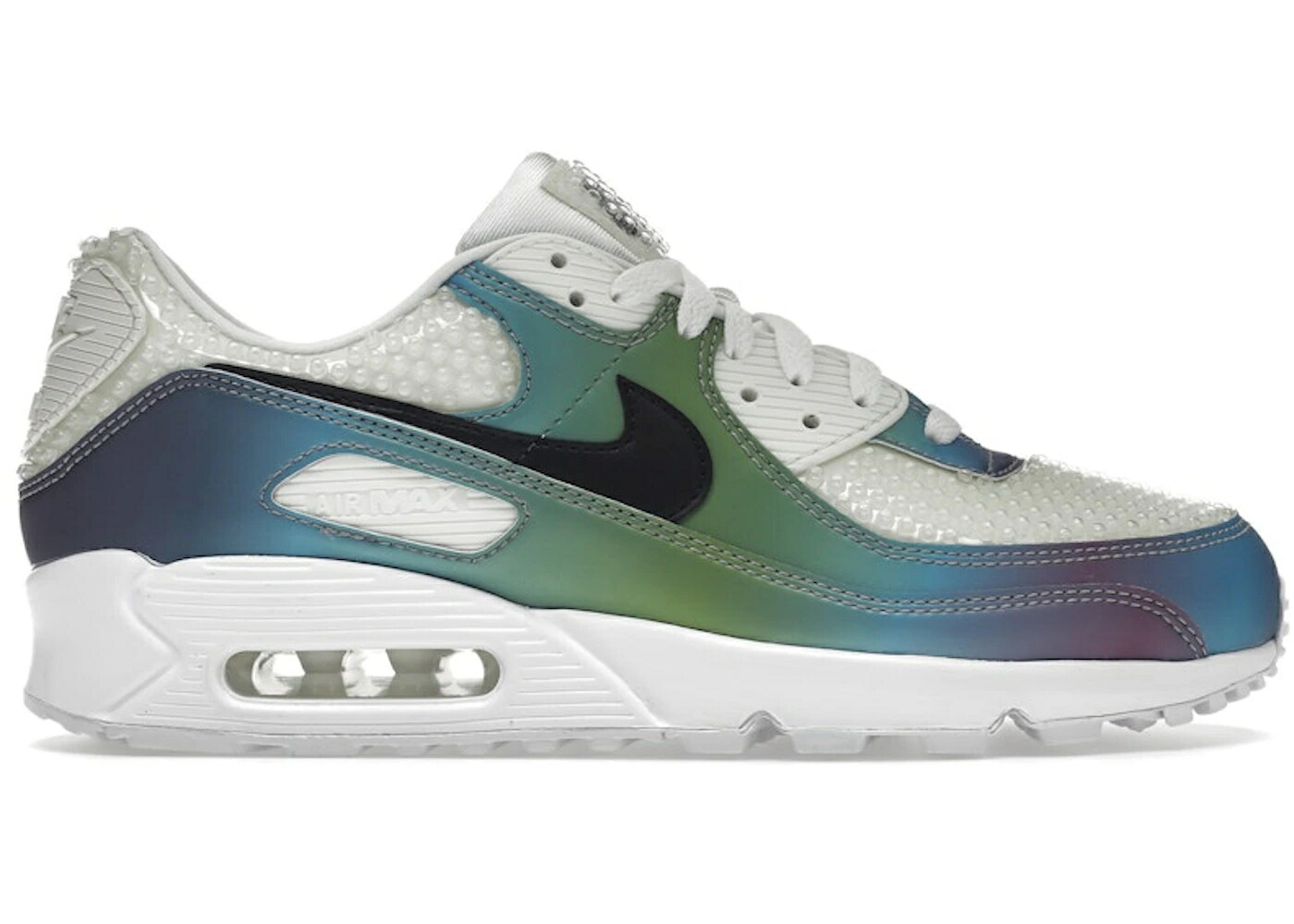 ナイキ マックス 砂上の楼閣 白いこと 白いこと 黒いこと 黒いこと エア湖マックス スニーカー メンズ NIKE AIR MAX 90 BUBBLE PACK WHITE / SUMMIT WHITE BLACK MULTI COLOR