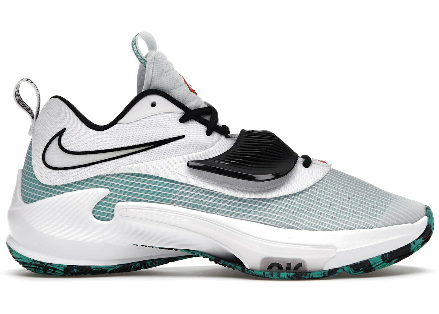 ナイキ 望遠レンズ 白いこと 白いこと 橙 オレンジ色 望遠レンズフリーク スニーカー メンズ NIKE ZOOM FREAK 3 CLEAR EMERALD / WHITE CLEAR EMERALD TOTAL ORANGE
