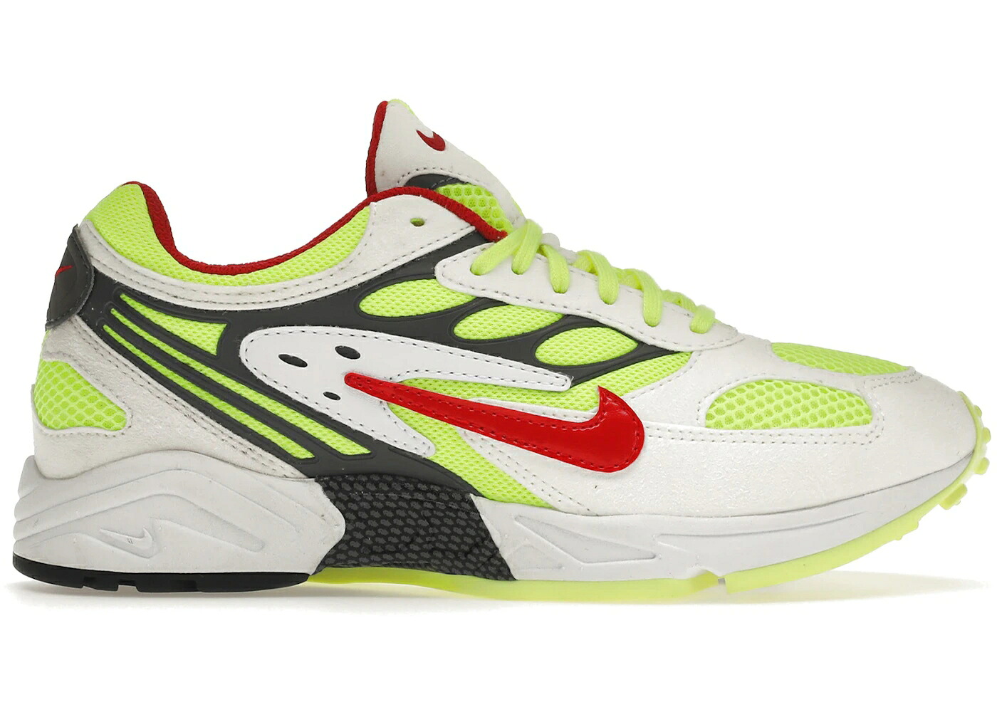 ナイキ 白いこと 白いこと 赤 赤いこと 黄味がかった 黄色 スニーカー メンズ NIKE AIR GHOST RACER WHITE ATOM RED NEON YELLOW / WHITE ATOM RED NEON YELLOW DARK