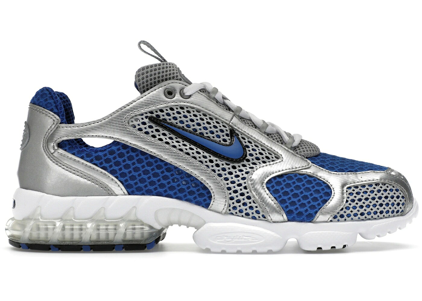 ナイキ 望遠レンズ しろがね色 しろがね色 スニーカー メンズ NIKE AIR ZOOM SPIRIDON CAGE 2 VARSITY ROYAL (2020) / METALLIC SILVER VARSITY ROYAL