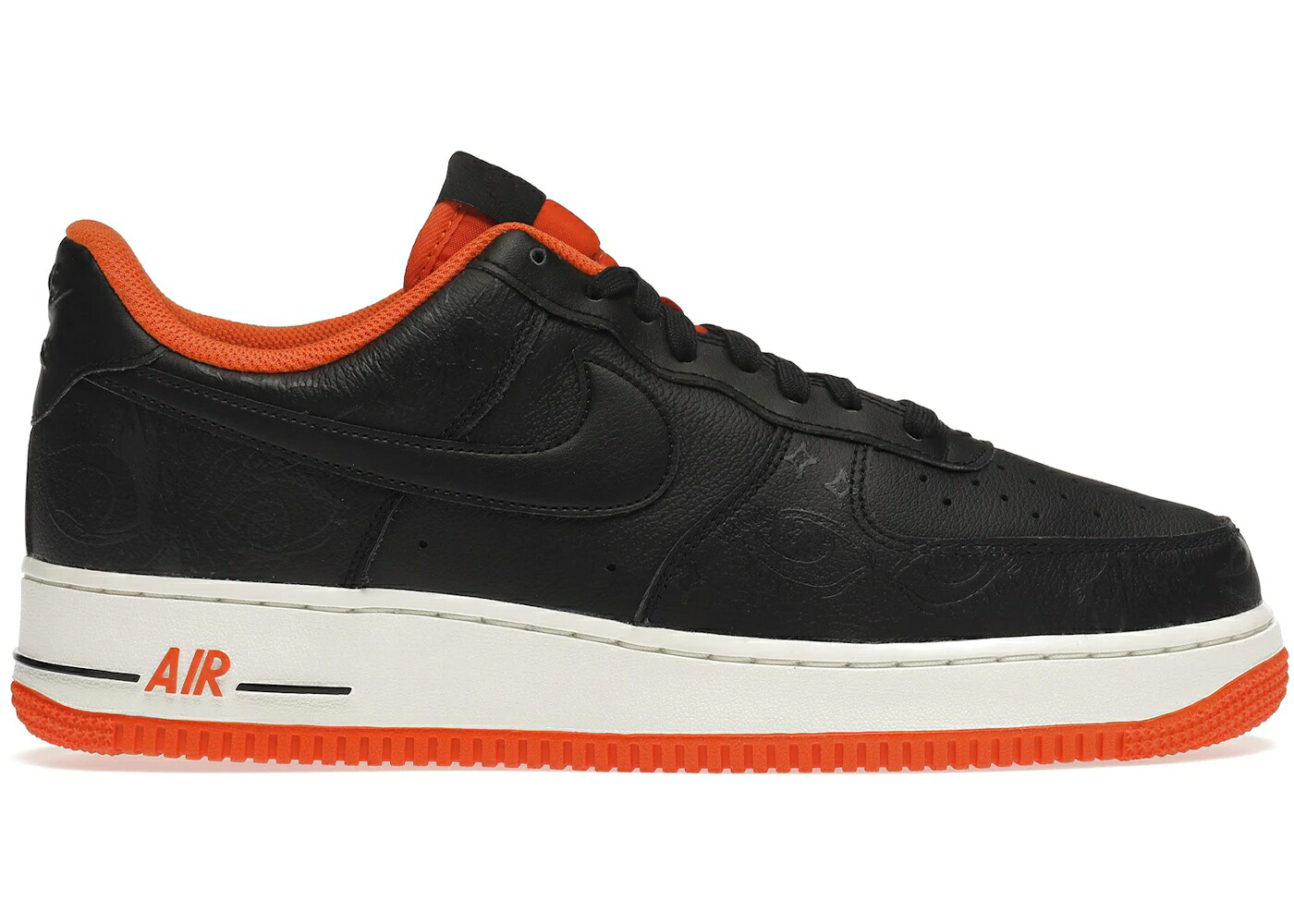 ナイキ 黒いこと 黒いこと 空軍 \u002707 スニーカー メンズ NIKE AIR FORCE 1 LOW PRM HALLOWEEN (2021) / BLACK BLACK STARFISH SAIL