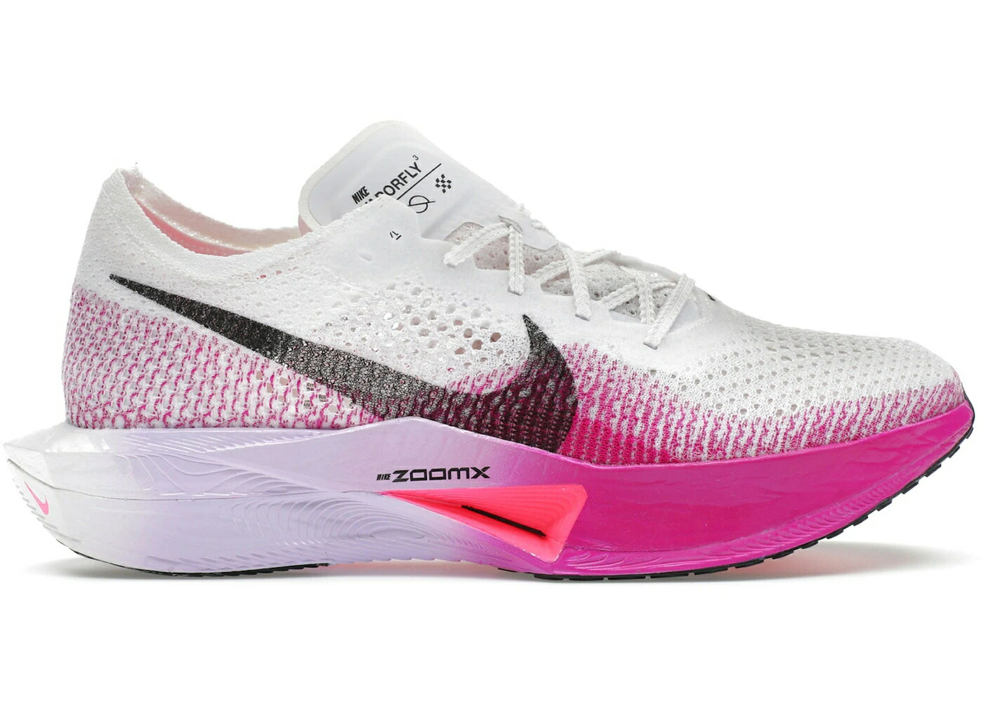 ナイキ 紫 パープル 白色 ホワイト スニーカー メンズ NIKE ZOOMX VAPORFLY 3 VIVID PURPLE / WHITE VIVID PURPLE PURPLE AGATE