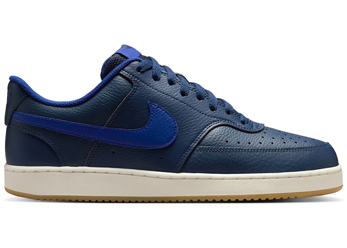 ナイキ コート 紺色 ネイビー 茶色 ブラウン ディープ 青色 ブルー スニーカー メンズ NIKE COURT VISION LOW MIDNIGHT NAVY SAIL GUM LIGHT BROWN DEEP ROYAL BLUE / MIDNIGHT NAVY SAIL GUM LIGHT|スニケス