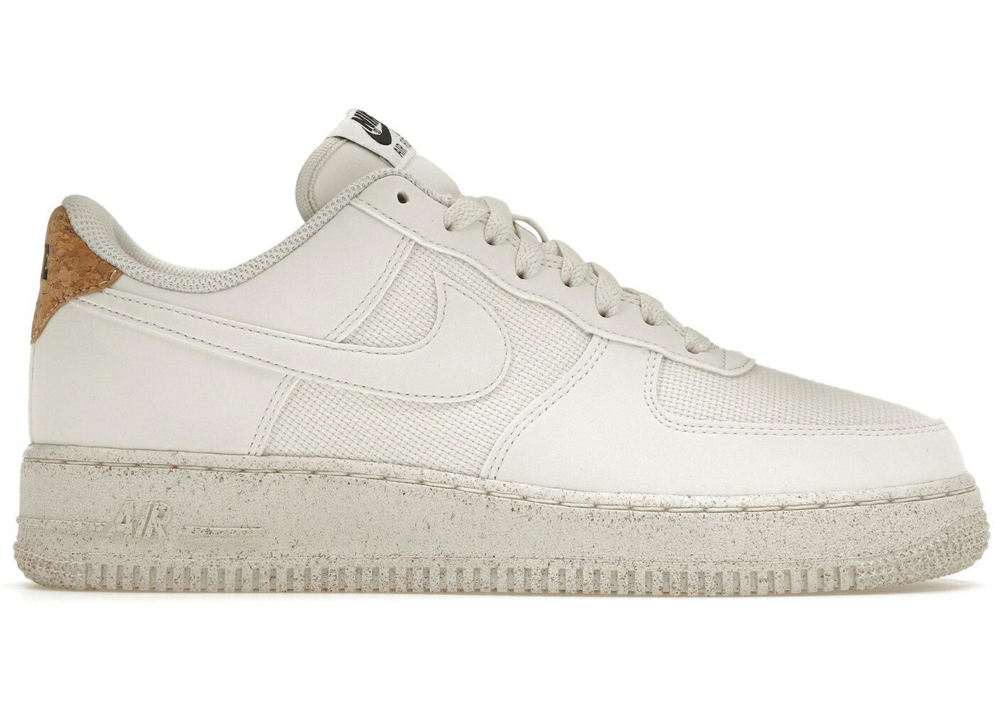 ナイキ 黒色 ブラック エアフォース 07 スニーカー メンズ NIKE AIR FORCE 1 LOW LV8 NEXT NATURE CORK / PHANTOM SAIL BLACK