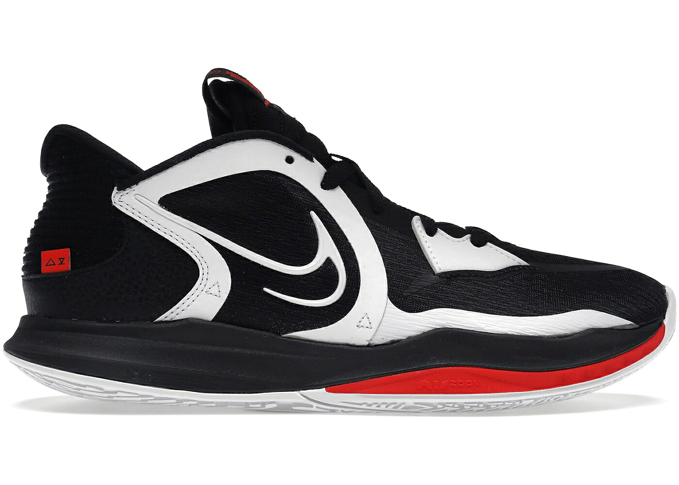 ナイキ カイリー 黒いこと 黒いこと 白いこと 白いこと 赤 赤いこと スニーカー メンズ NIKE KYRIE LOW 5 DOMINOES / BLACK WHITE CHILE RED