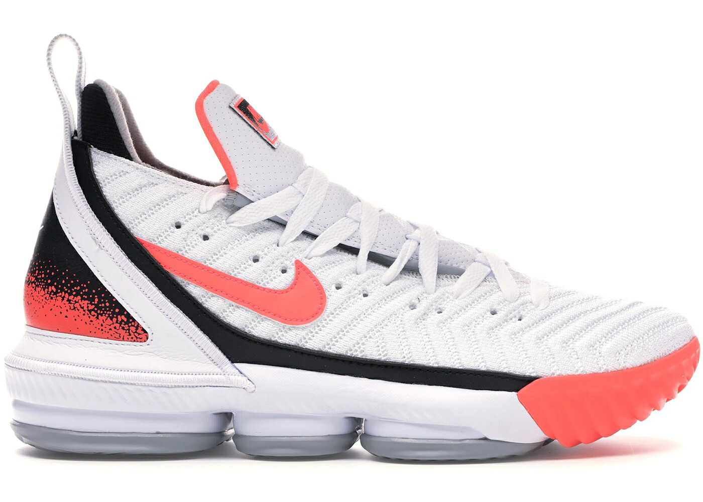 ナイキ レブロン 白いこと 白いこと しろがね色 しろがね色 スニーカー メンズ NIKE LEBRON 16 WHITE HOT LAVA / WHITE HOT LAVA FLAT SILVER