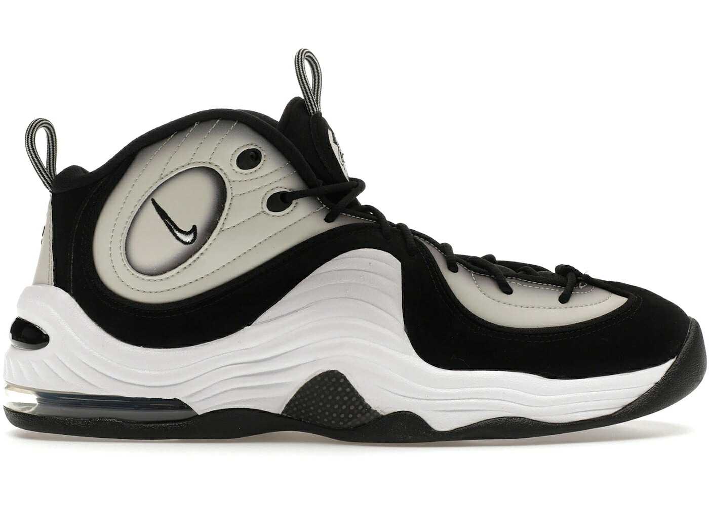 ナイキ ペニー 白いこと 白いこと 黒いこと 黒いこと 大気圏ペニー スニーカー メンズ NIKE AIR PENNY 2 PANDA / LIGHT BONE WHITE BLACK PHOTON