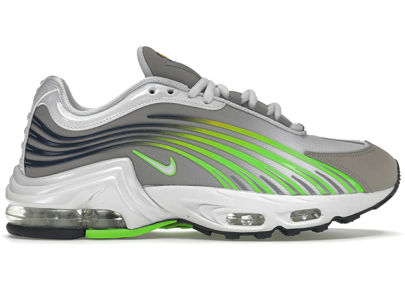 ナイキ マックス 灰色 グレー 緑 グリーン エアマックスプラス スニーカー メンズ NIKE AIR MAX PLUS II GREY NEON GREEN / GREY GREEN 55,440円