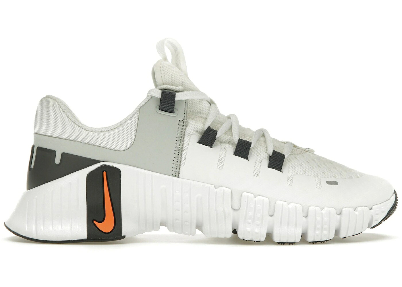 ナイキ フリー 白色 ホワイト 銀色 シルバー スニーカー メンズ NIKE FREE METCON 5 WHITE BRIGHT MANDARIN / SUMMIT WHITE LIGHT SILVER IRON