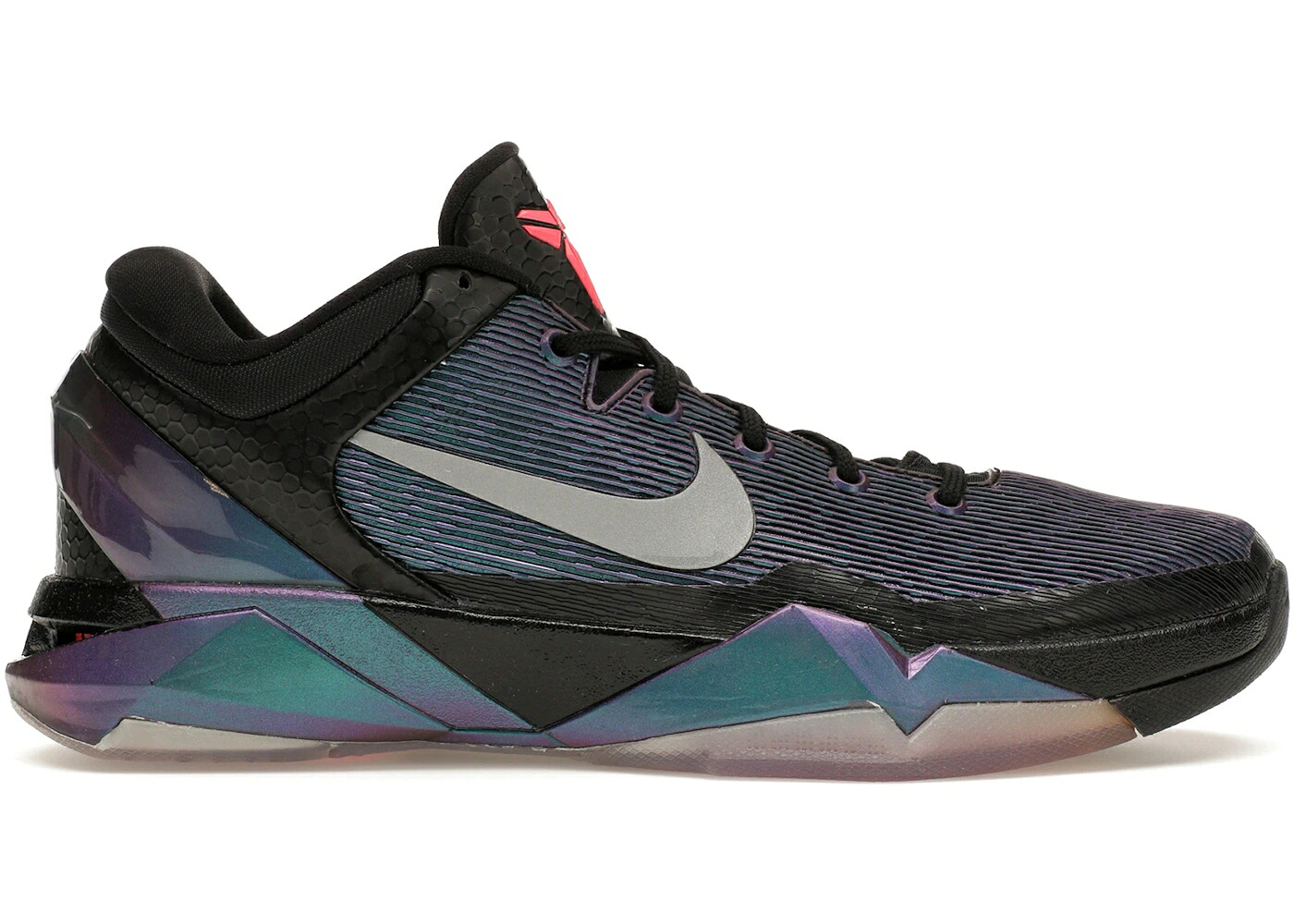 ナイキ コービー 黒いこと 黒いこと 厚地の外套 紫 パープル スニーカー メンズ NIKE KOBE 7 INVISIBILITY CLOAK / BLACK COURT PURPLE TURQUOISE